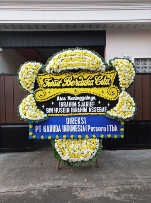 Papan Bunga Duka di Telluwanua